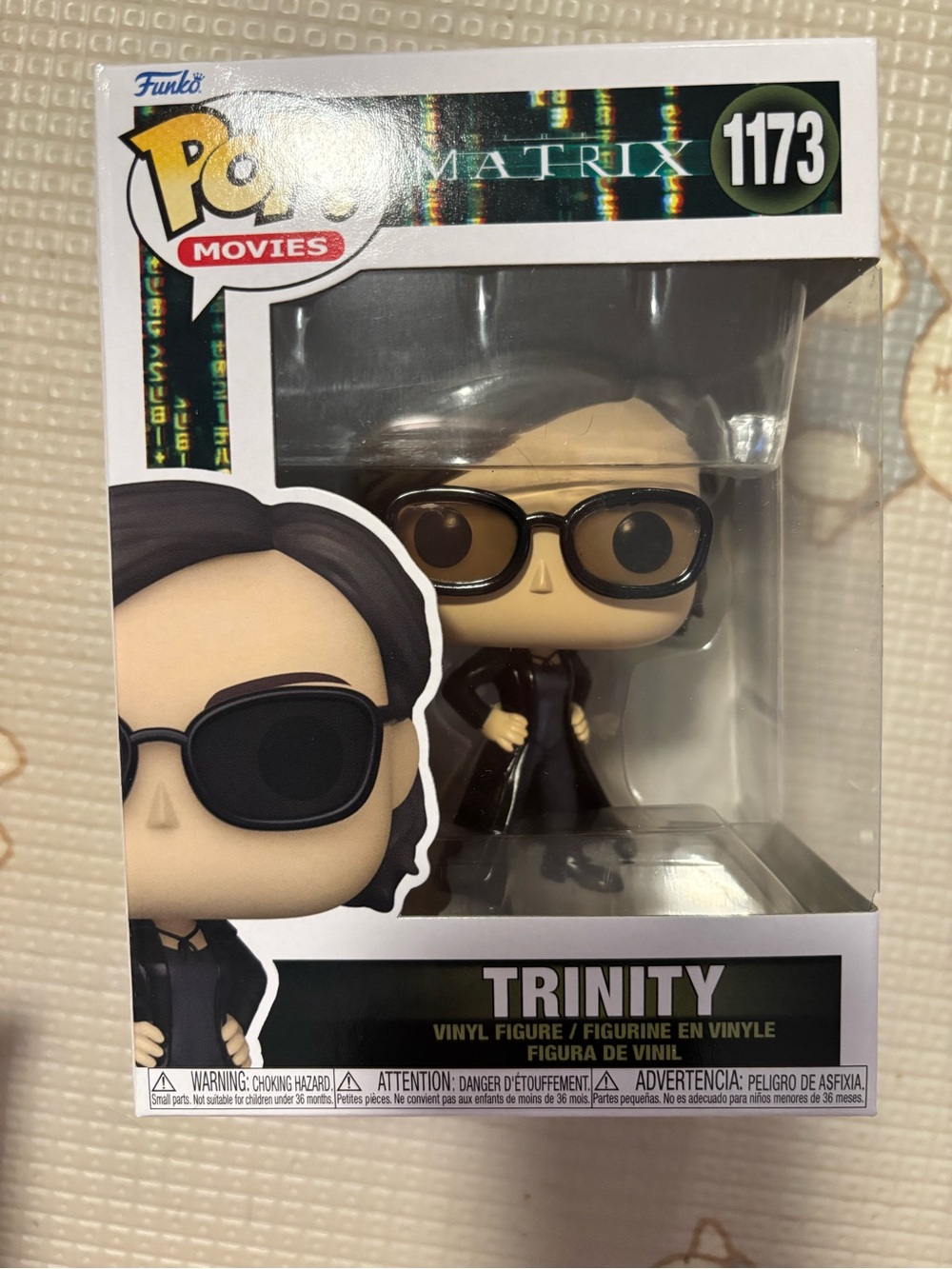 Funko Pop! Movies Matrix Trinity Vinyl Figure - Black